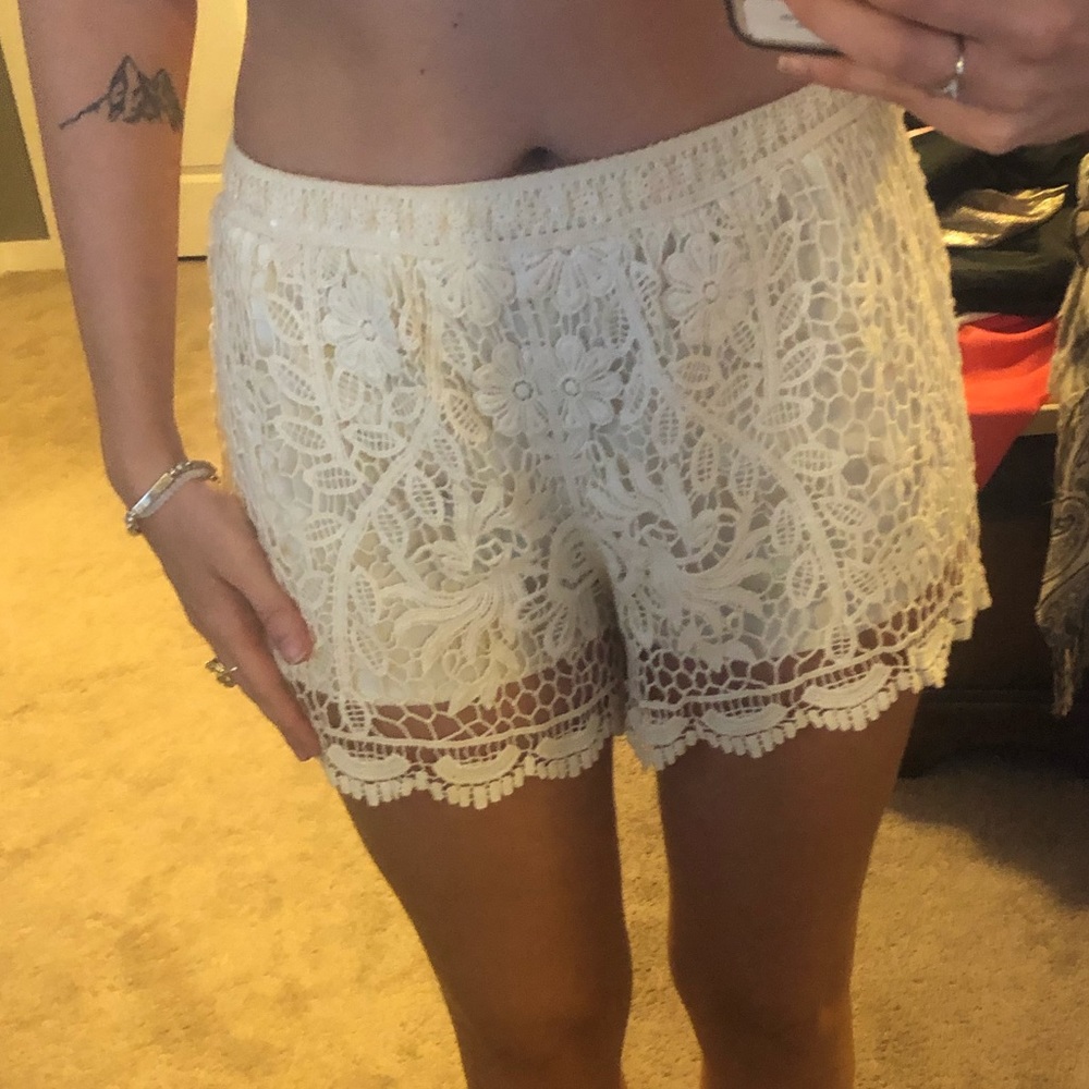 Lace shorts
